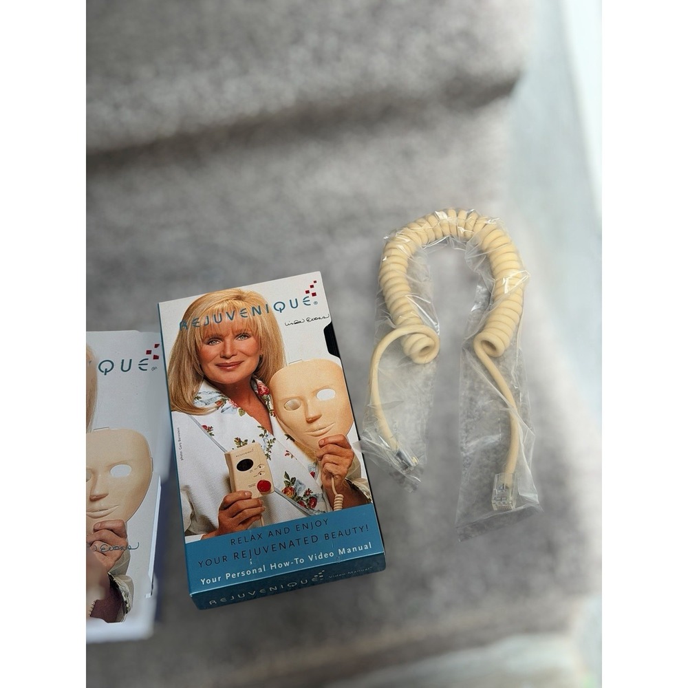 NEW Vintage 1999 Rejuvenique Facial Toning System Complete Kit Linda Evans NOS - Picture 11 of 12